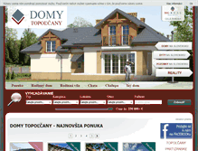 Tablet Screenshot of domytopolcany.sk